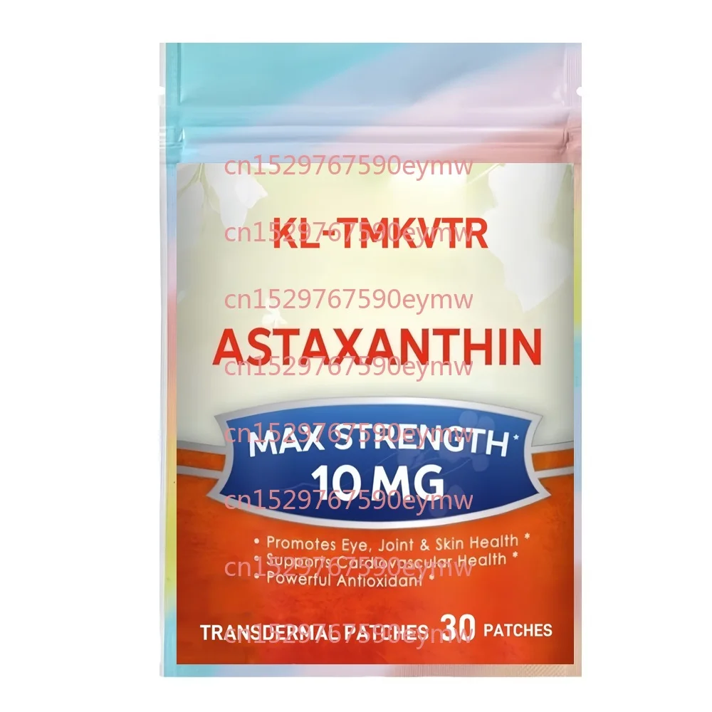 

30 Patches Astaxanthin Transdermal Patches Natural Antioxidant for Skin & Eye Health