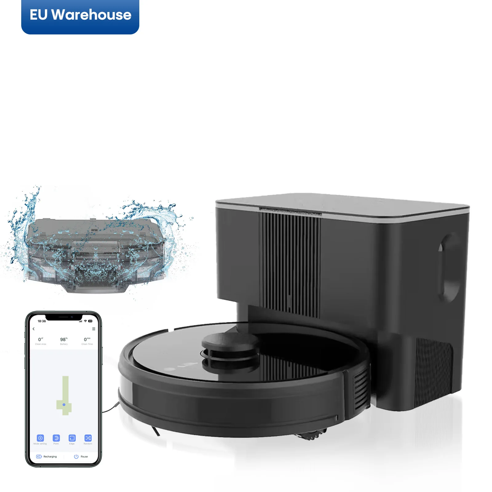 

Bagotte Self-emptying Dustbin Sweeping Floor 5000Pa Electric Aspirador Aspirateur Aspiradora Robot Vacuum Cleaner Wet Mopping