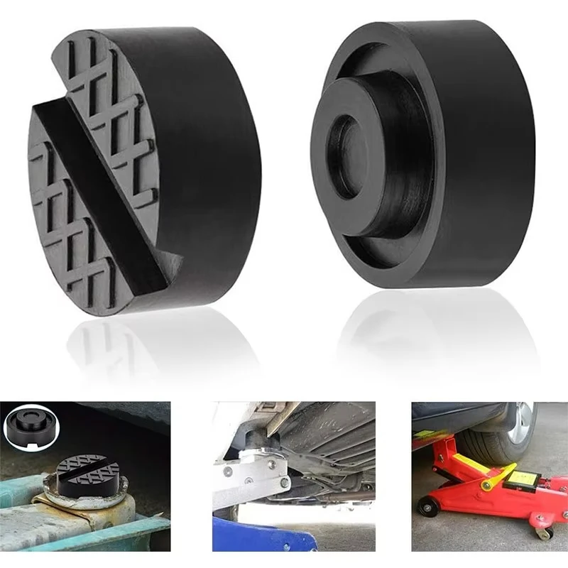 Picture 7: Floor Slotted Car Rubber Jack Pad Frame Protector Guard Adapter Jacking Disk Pad Tool for Pinch Weld Side Lifting Disk