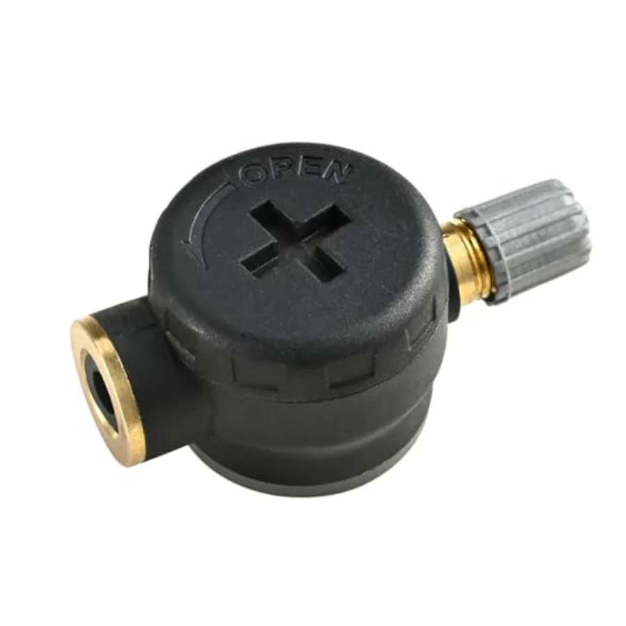 

GS03 Flow Through Tire Prure Monitoring Sensor - 433.92 MHz TPMS for RV Trailer Motor Home Fifth Wheel, Single Pack 0-188 PSI