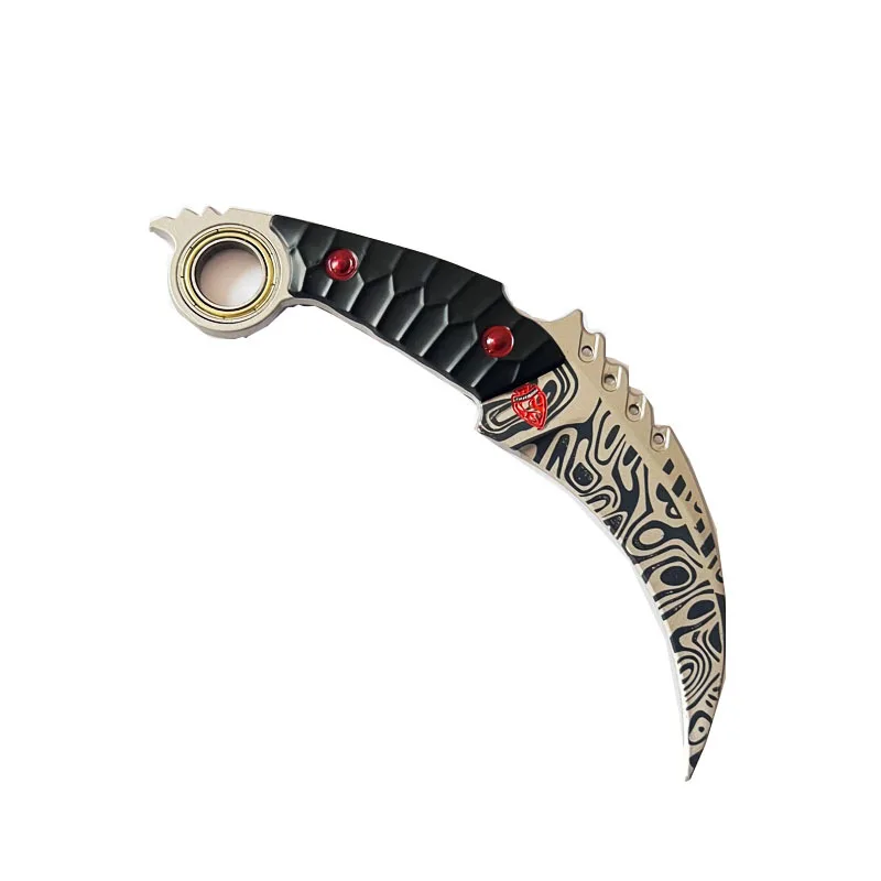 18センチメートル ‌ アリーナブレイクアウト: インフィニット ‌   三日月爪ゲーム武器レプリカ回転グッズデスク装飾ギフトおもちゃ