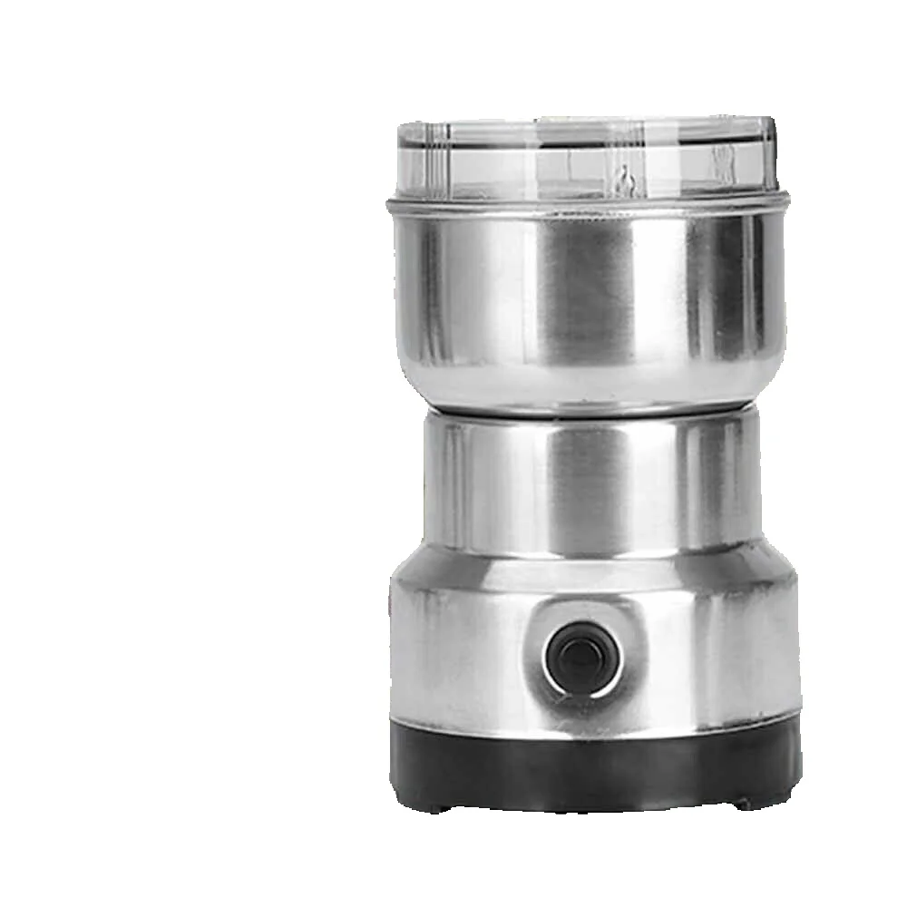 Elektrische Kaffeemühle, klein und leistungsstark, Getreidemühle für Kaffee, Nüsse und Gewürze mit Edelstahlklingen, Küchenwerkzeug