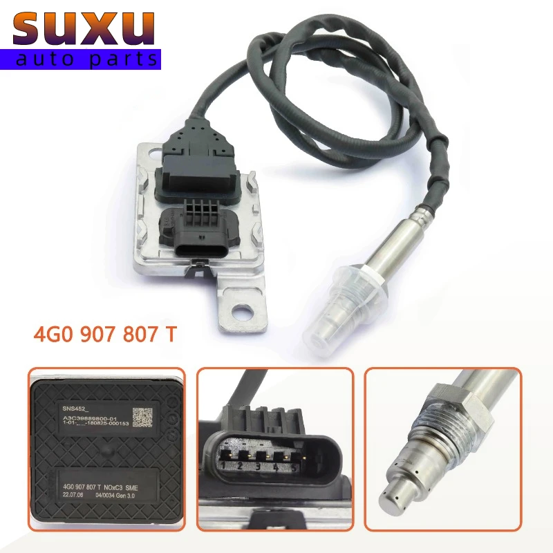 

Nitrogen Oxide Nox Sensor 4G0907807T For Audi A6 C7 C8 A8 VW Touareg Passat 2.0L Auto-part OEM 4M0907807F 4M0907807PT