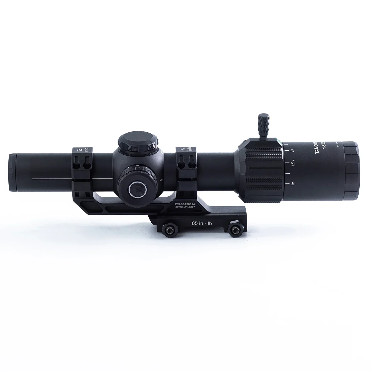 Tango MSR 1-6x24mm Riflescope; MSR-BDC6 Reticle with Alpha MSR Cantilever Mount