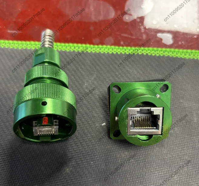 Yw 10f-01 accessories green aviation rj45 connector