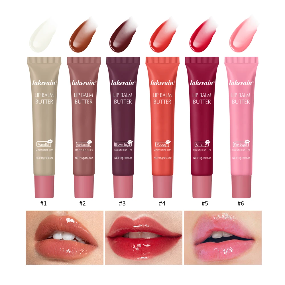 6 Farben 15g Butter Lippenstift feuchtigkeit spendende Reparatur feuchtigkeit spendender Lippenstift-tägliche Pflege Lippen balsam für Männer und Frauen