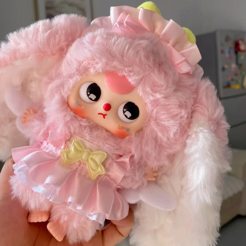 

Babythree Аутентичная виниловая слепая коробка Macaron Little Rabbit Серия второго поколения Сумка Подвеска Таинственная кукла Игрушка Коллекционная