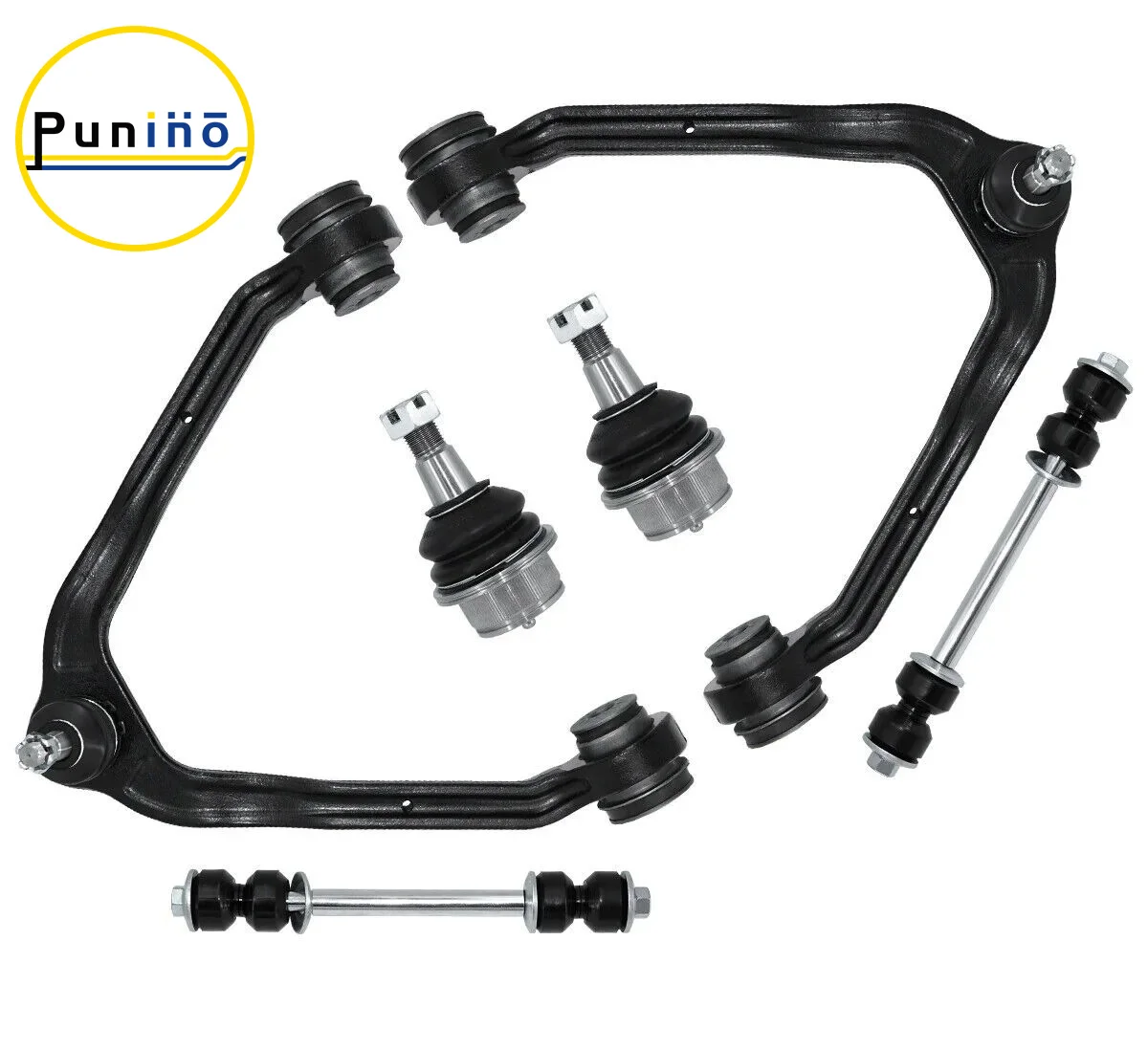 

Punino 6pcs Front Upper Control Arms Sway Bar End Link Set for Chevrolet Silverado 1500 Cadillac Escalade 2000 2001 - 2014