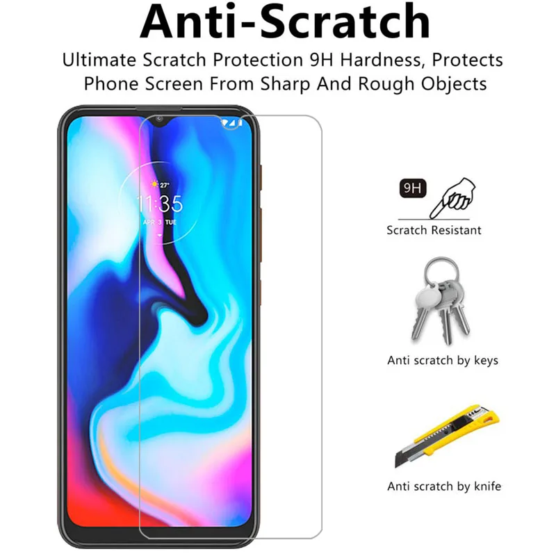 Vidrio templado protector para motorola moto e7 plus protector de pantalla en motoe7 e 7 7e e7plus película motorolae7 motorol mot mto