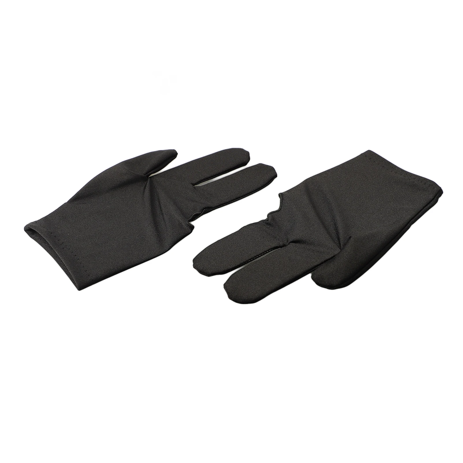 Spandex Three Finger Gloves for Billiards Snooker and Pool Gloves for All Sizes Reversible for Left and Right Handed Players