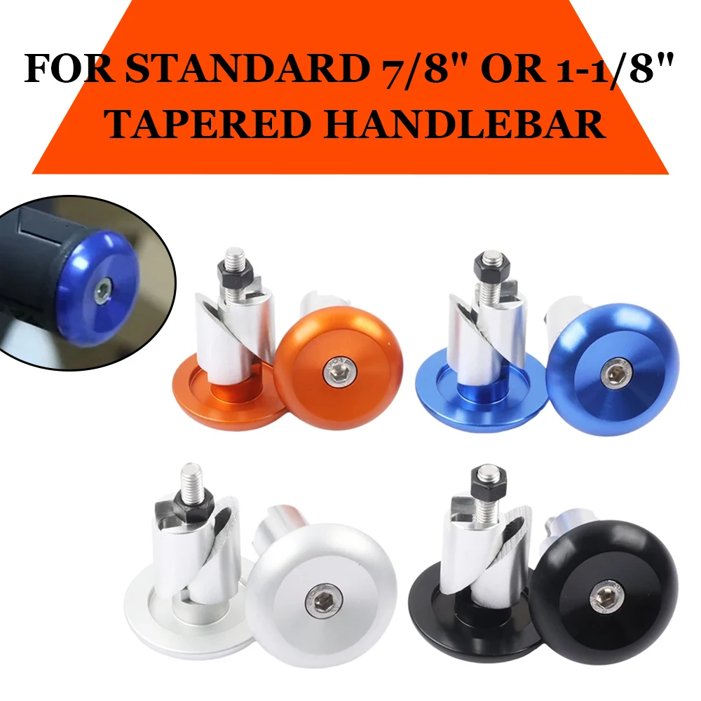 Motorcycle Handle Bar End Cap Anti Vibration Silder Plug For KTM 65 85 125 200 250 300 350 400 450 500 530 SX XC EXC EXC R F W