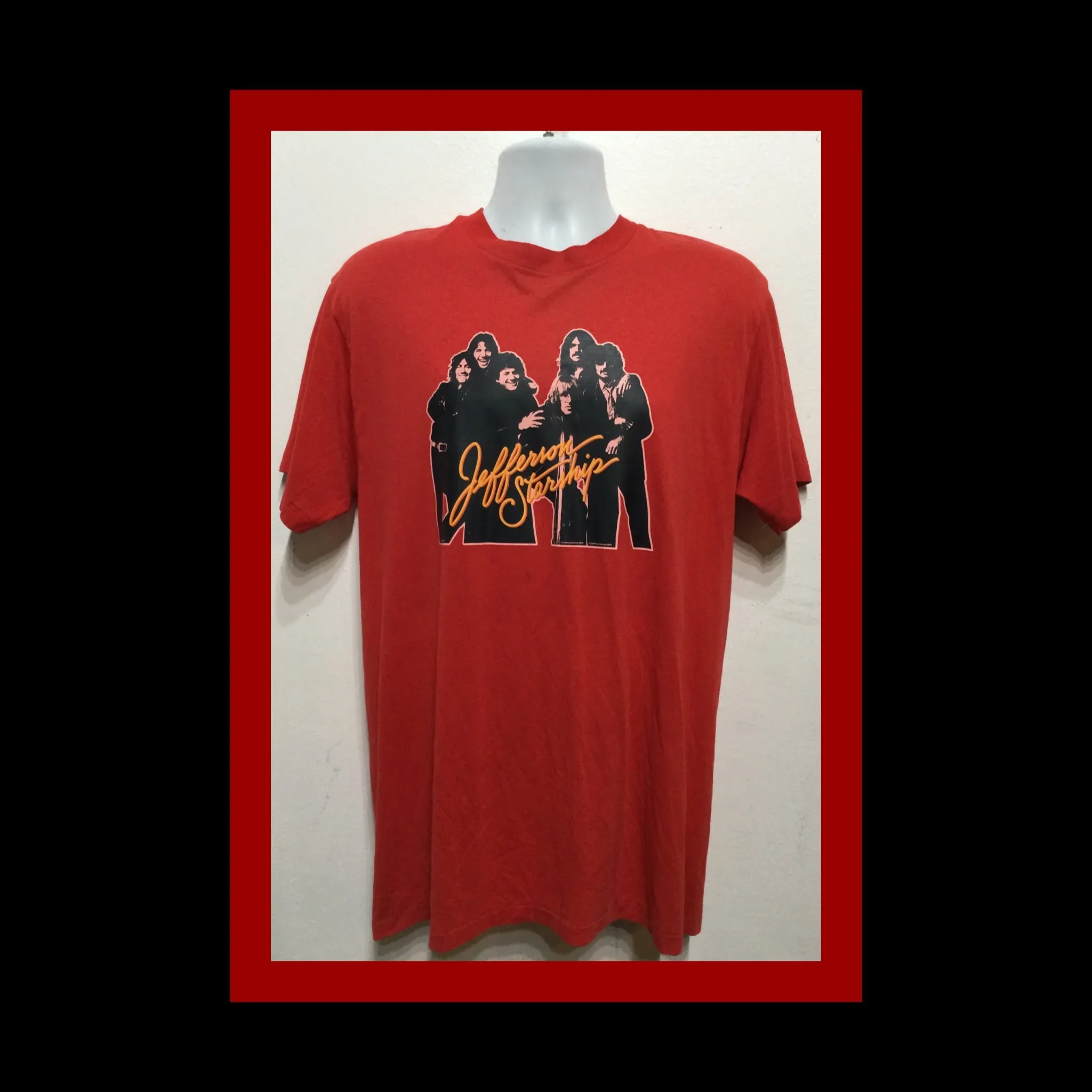 Vintage Original 1979 jefferson Starship Decal T Shirt.