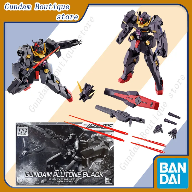 

Bandai натуральная HG GNY-004B GUNDAM PLUTONE черная аниме фигурка робота Коллекционная сборная модель игрушки орнамент подарок для детей