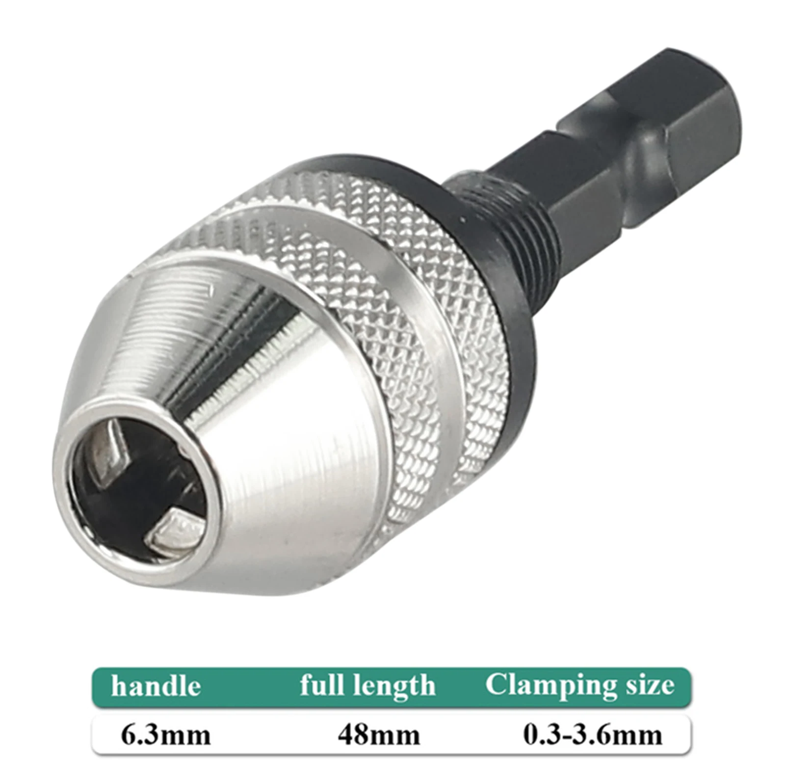 Hex Shank Keyless Drill Bit Chuck Adapter Converter Tool Perfect for Quick and Easy Bit Changes for Various Applications