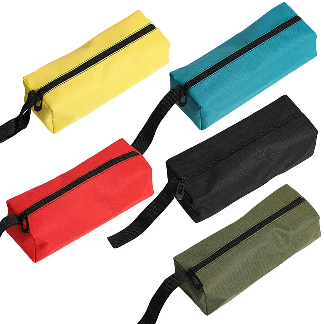 Cylinder Camping Bag Tool Storage Bag Tactical Molle Pouch Canvas Tent Ground Nail Wind Rope Hammer EDC Pouch Handbag Waterproof