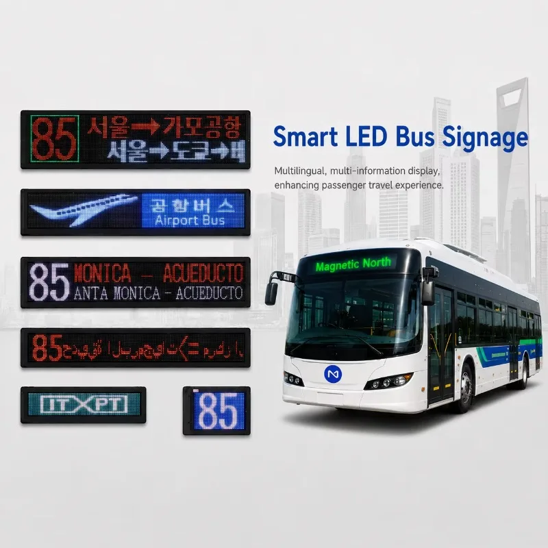 Magnetic North QL010 Bus Indoor Led Display Led Display Screen for Buses
