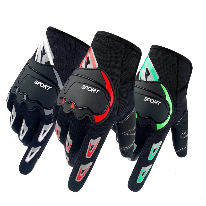 

Motorcycle Gloves Male Autumn Winter Touchscreen Keep Warm Drop-Proof Cycling Bike Men Sports Semi-Finger Gloves TY-08