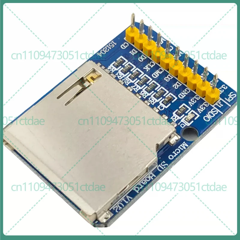 10-50pcs For TF SD Card Data Storage Module Dual Voltage 3.3V 5V Support SPI SDIO Interface Micro SD Read Write Board