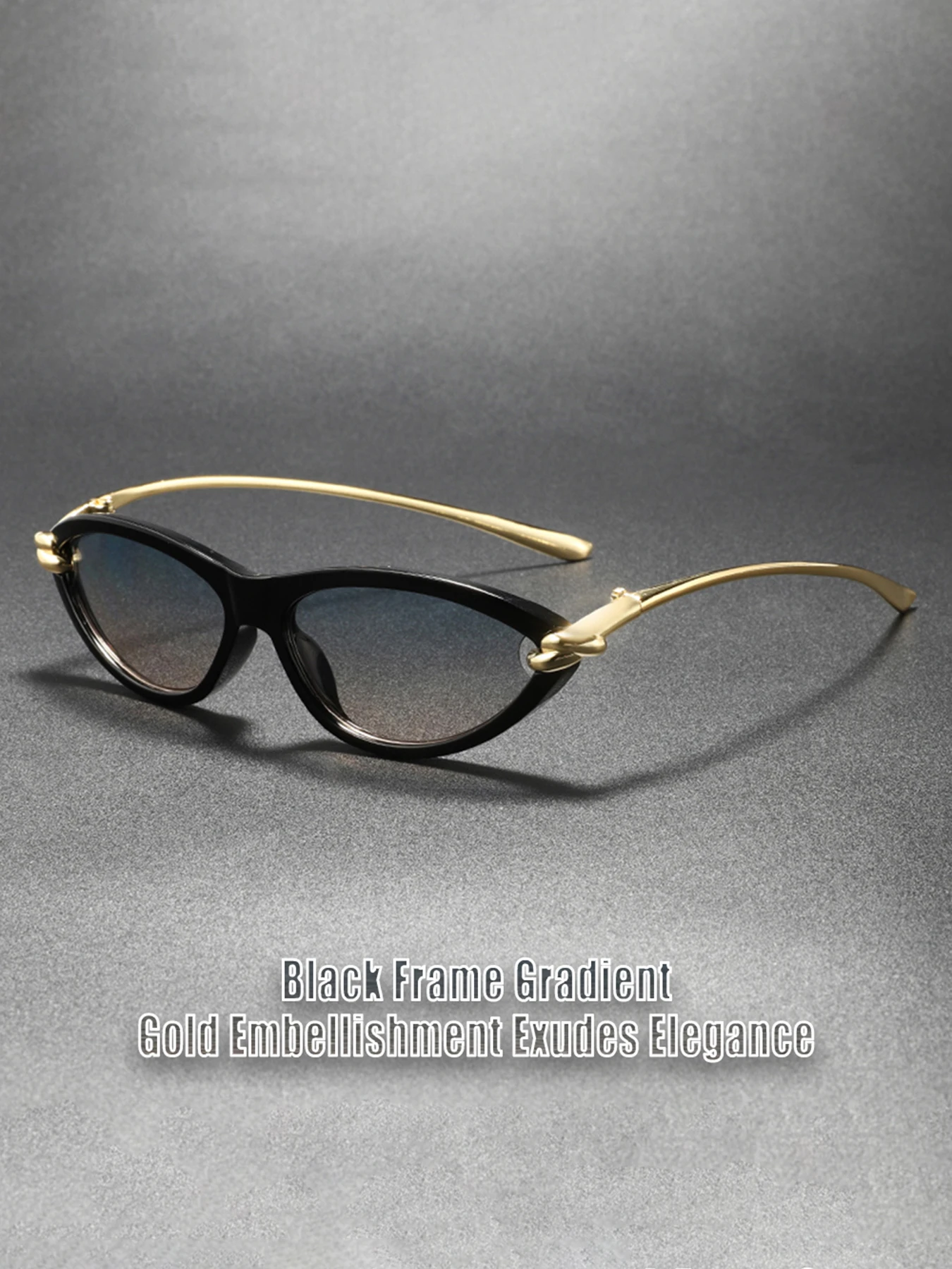 Vielseitige dekorative schlichte Brille im Street-Style und trendige, modische, personalisierte High-End-Cat-Eye-Sonnenbrille