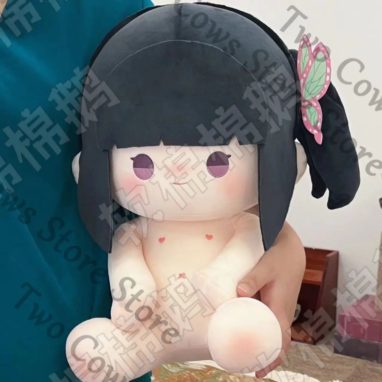 

Demon Slayer Anime ambitus Tsuyuri Kanao colleagues attribute 40cm Naked Cotton Doll toys super cute Birthday gift