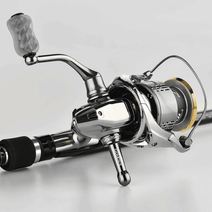 Gomexus 42mm Aluminium Rollenständer R1 für Shimano Daiwa Spinnrollen 2500-5000 mit Ausgleichsschutz – Detail 6