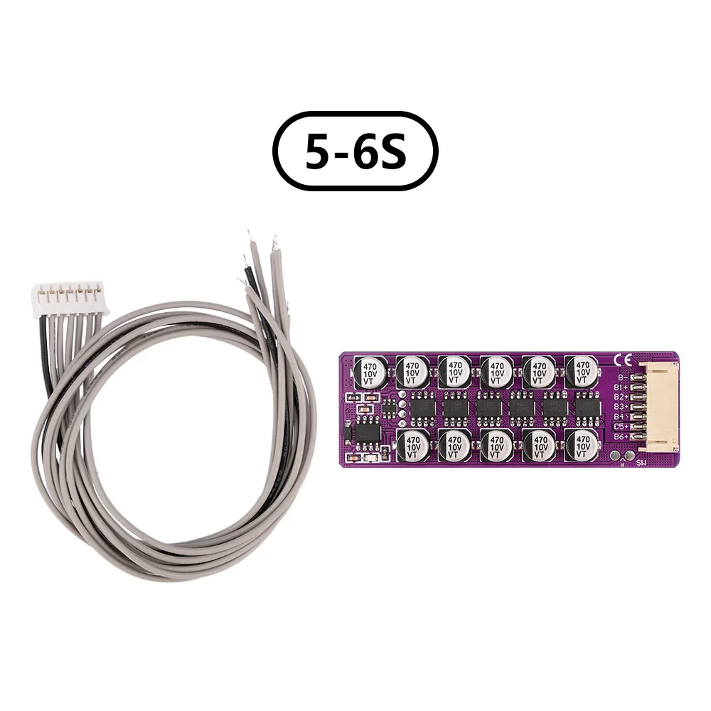 3-6S 3S 4S 5S 6S 18650 Lithium Battery Active Equalization Board Li-ion LiFePo4 Quick Balancer Storage Equalizer Balance Module