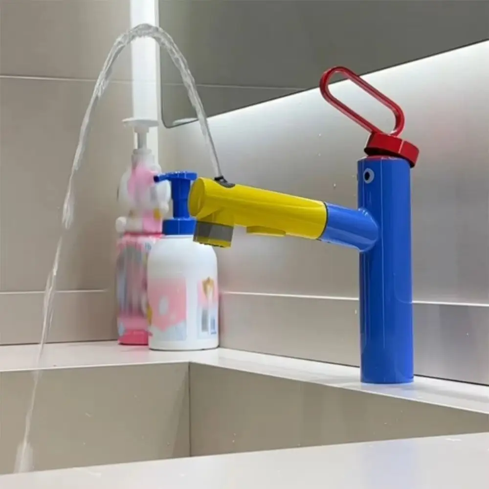 

Three Ways of Water Discharge Wash Basin Faucet 60cm Wide Range Copper Alloy Pull Type Faucet Telescoping Cold and Hot