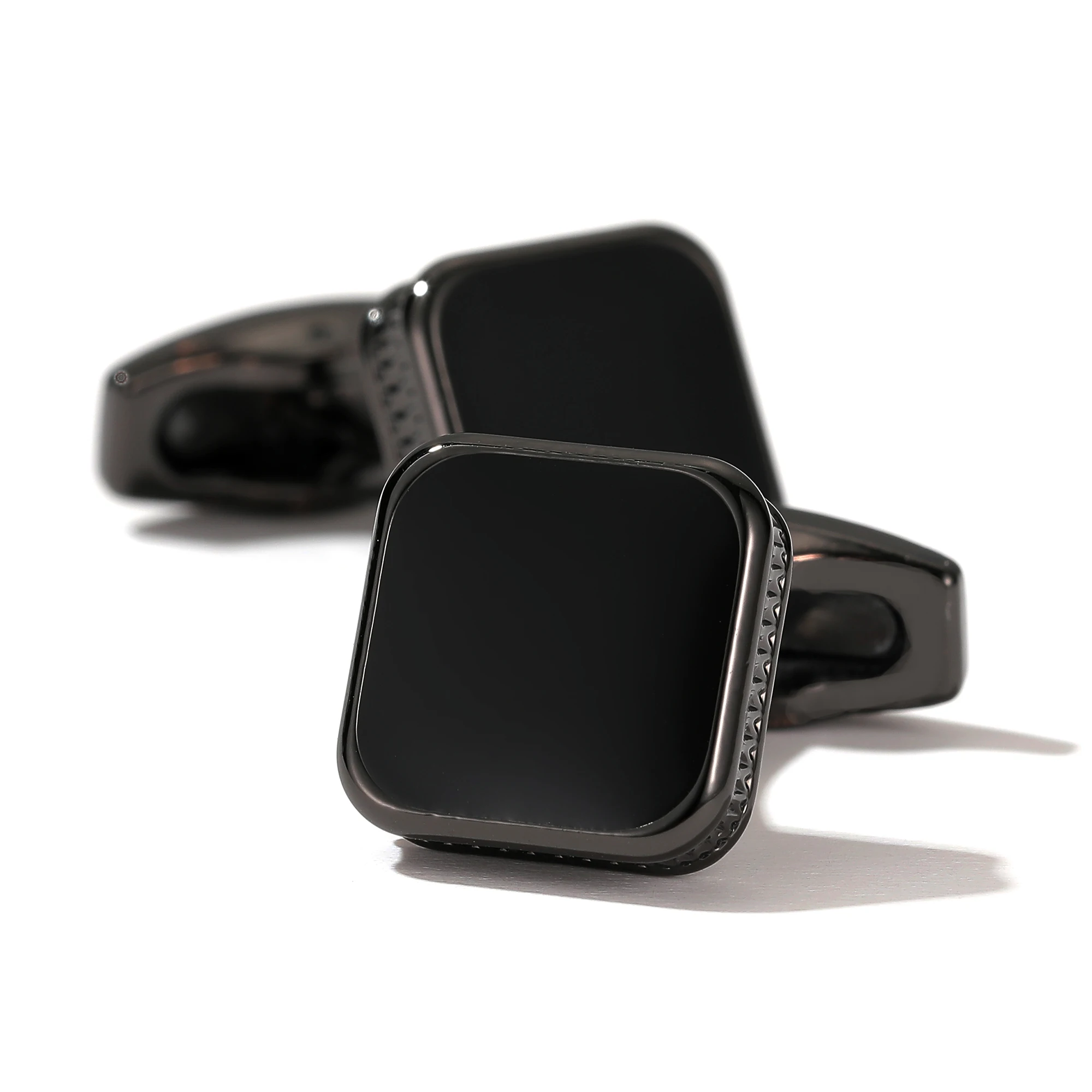 Manschettenknöpfe für Herren TOMYE XK20S056 Klassische kurze modische quadratische Knöpfe für formelle Freizeitkleidung, Hemd, Manschettenknöpfe, Hochzeitsgeschenke