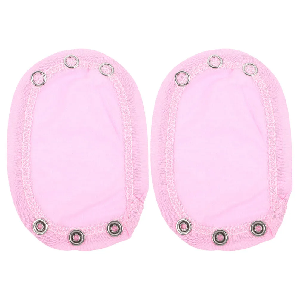 

2Pcs Baby Bodysuit Extender Cotton Jumpsuits Snap Extend Tools Adjustable Length for Boys Girls Pink Body Suit Extender
