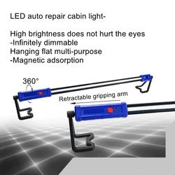 LED cabin light 360 degree adjustable auto repair overhaul light rechargeable auto repair work light long strip work light