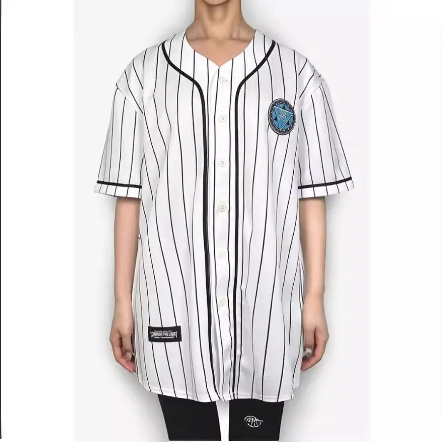 2024 Ateez World Tour TOWARDS THE LIGHT Baseball T-Shirt Men Women Hipster Hip Hop Short Sleeve Baseball Jersey Tee Shirt Homme