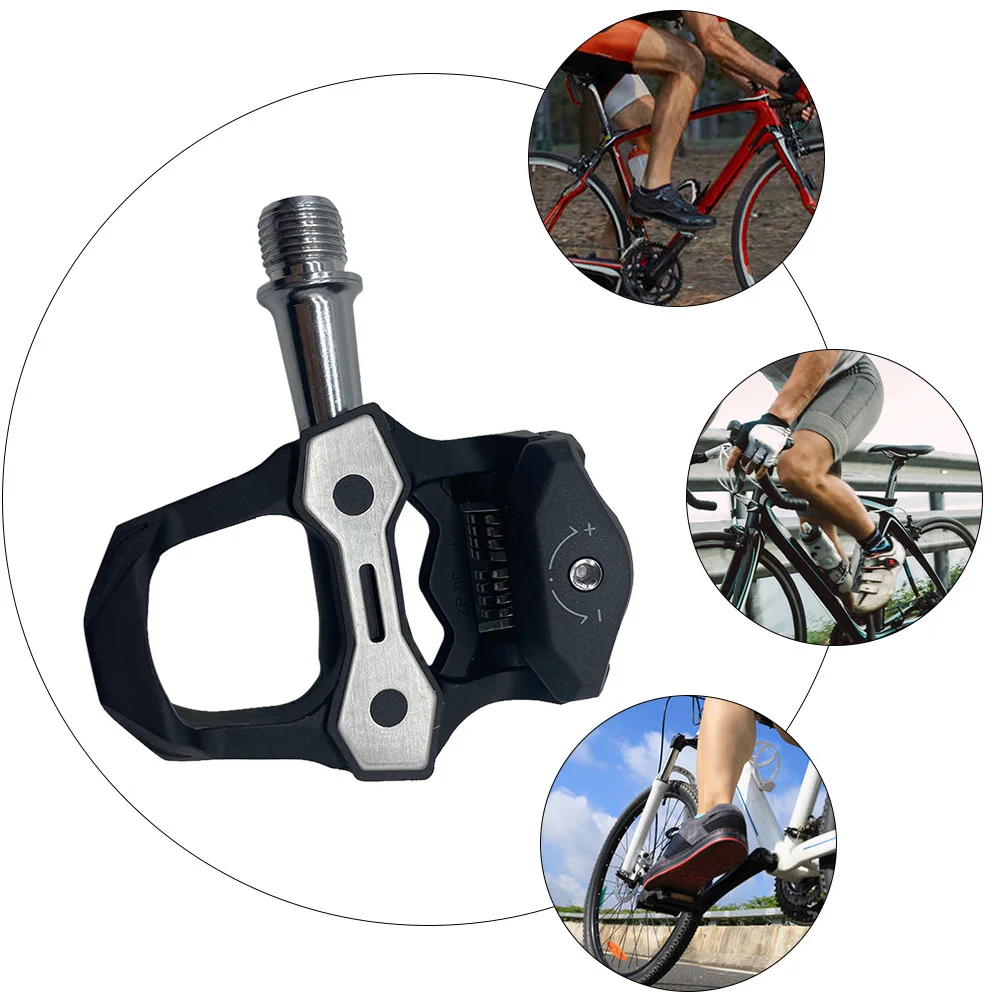 

Aluminium Alloy Self-Locking Pedal for Bicycle Black Foot Rest with Anti-Skid Safety Feature Smooth Operation