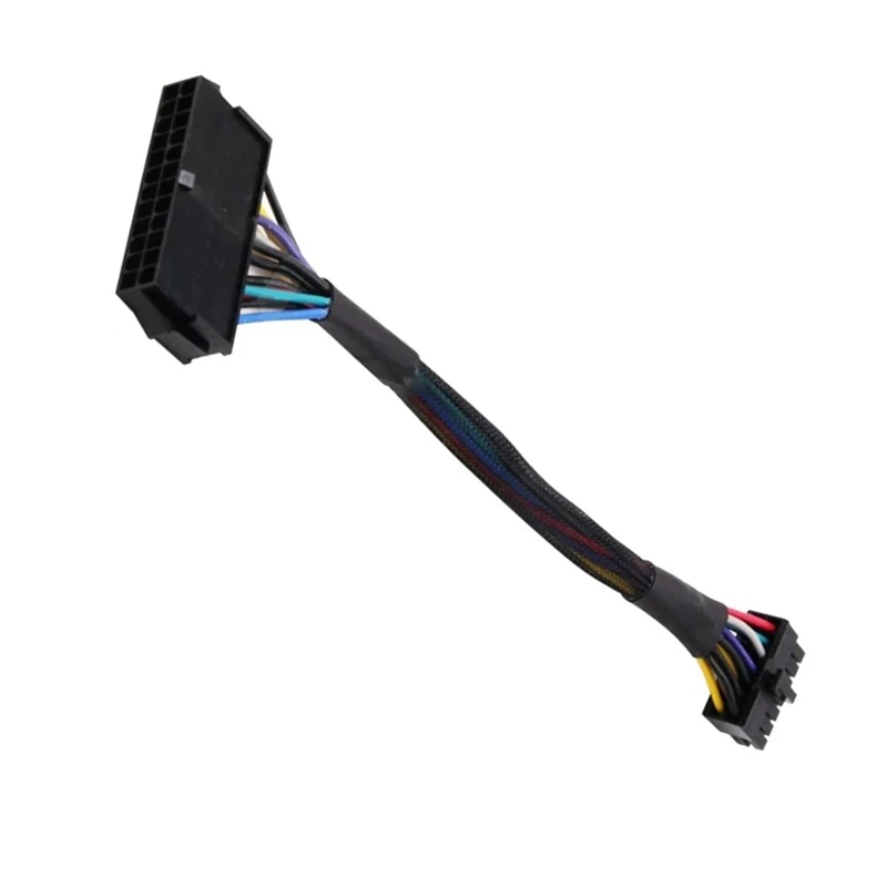 ATX 24Pin To 14Pin Power Supply Cable Braided Sleeved Cable For Lenovo Q77 B75 A75 Q75 Motherboard