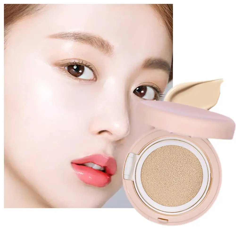 BB Cream Air Cushion Fuller Coverage Waterproof Long-lasting 2 Colors Makeup Cushion Foundation Face Compact Concealer G7Z9