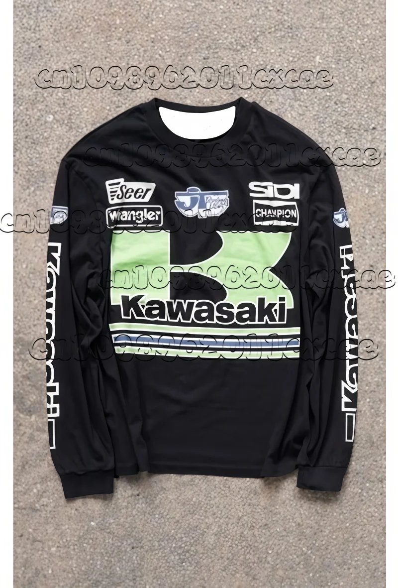 

Kawasaki New Quick Drying Breathable Fashion Adult and Children's Mountain Off Road Riding Long Sleeve Clothing