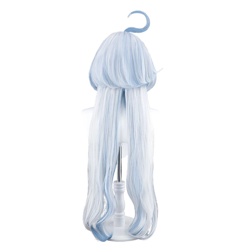 Perucas Genshin Impact Focalors, Peruca L-email, Cabelo Sintético, Impacto Grosso ao Jogo, Resistente ao Calor, Peruca Furina Cosplay, Cor Misturada, 100cm