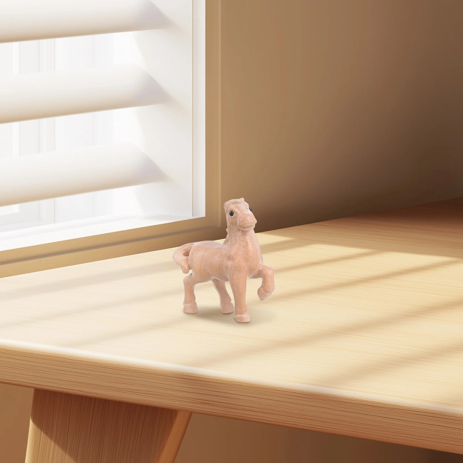 Декоративная деревянная скульптура лошади, арт для дома и сада