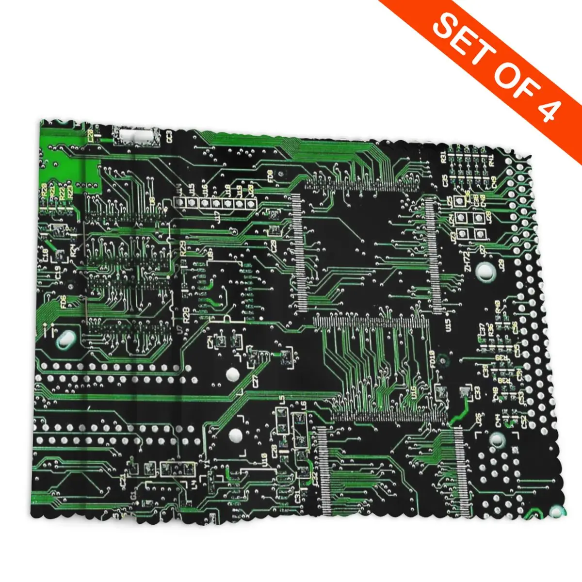 لوحة دوائر كهربائية خضراء تحديد الموقع لوحة مقاومة للحرارة حصيرة لطاولة الطعام وعاء كوستر ديكور المنزل الحصير سوبر ماصة