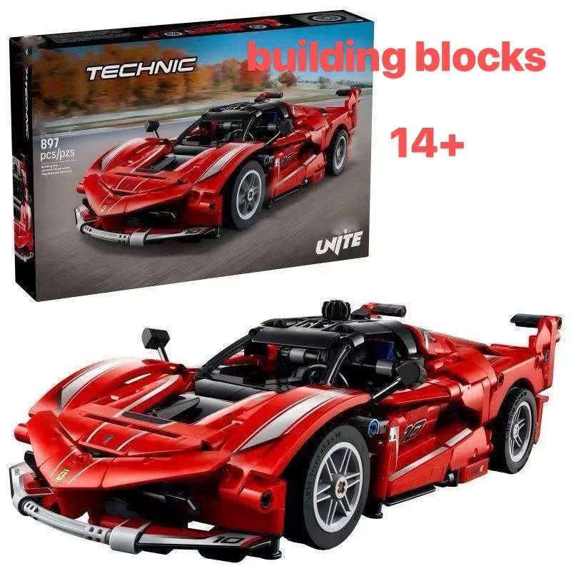 

42212 Серия Creative Racing: Модель спортивного автомобиля FXX K, механический конструктор, развивающая сборная игрушка, подарок для детей