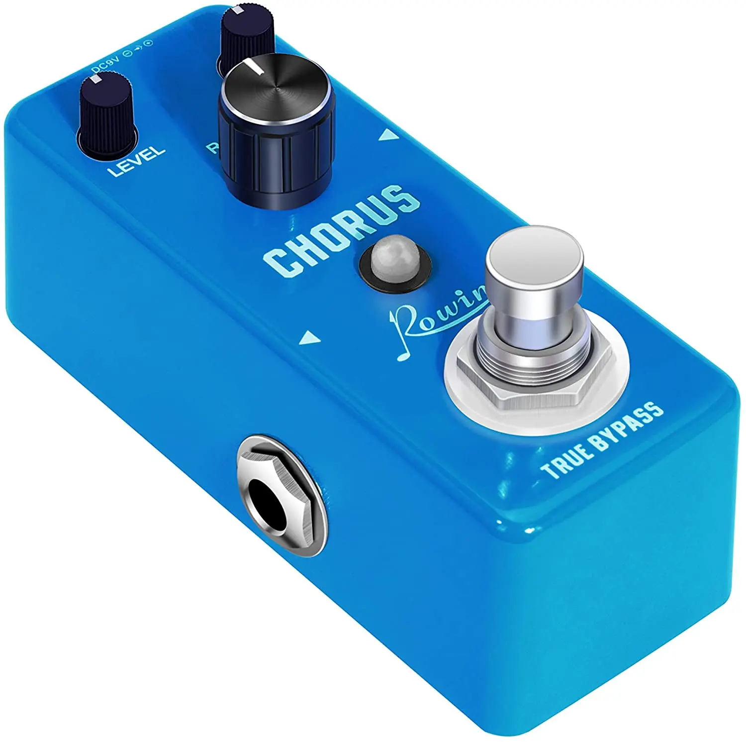 Rowin LEF-304 Guitar Chorus Effect Pedal Level Depth Knob High Warm Clear Sound