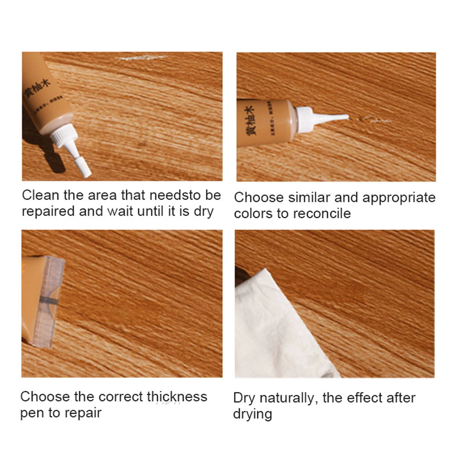 Wood Putty Furniture Repair Cream Oak/ Veneer/ Walnut Color Table Surface Scorch Scratch Repair Paste DIY Furniture Repair Kit