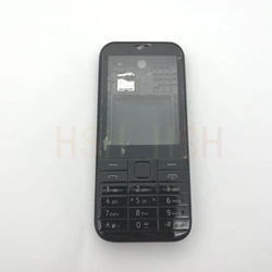 New Full Phone Housing For Nokia 225 Asha N225 Cover Case + English Or Russian Or Hebrew Keypad