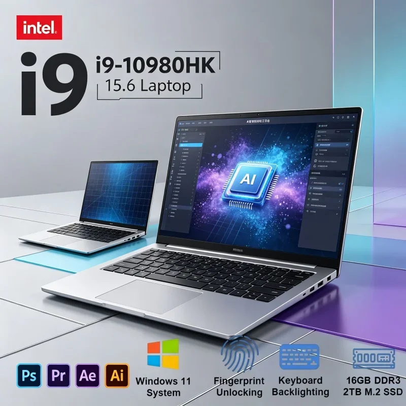 New Arrival Hot 2026 15.6" FHD 120Hz IPS Laptop Intel I9-10980HK 16/32GB 2TB SSD Win11 Immersive Notebook PC