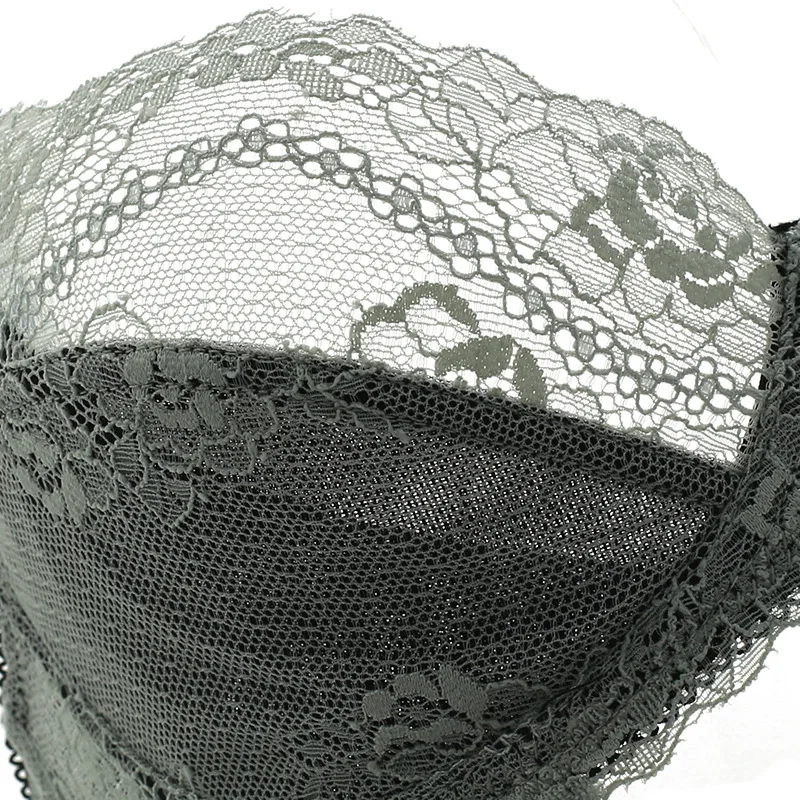 French Ultra Thin Underwear Set Sexy Lace Breathable Bra Set Women Comfortable Soft Intimates Lingerie Plus Size Bra Briefs Set
