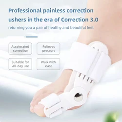 Corrector de férula para juanete, alisador de hueso grande para el dedo del pie, alivio del dolor de pies, Protector de Hallux Valgus, herramientas para el cuidado de los pies, nuevo