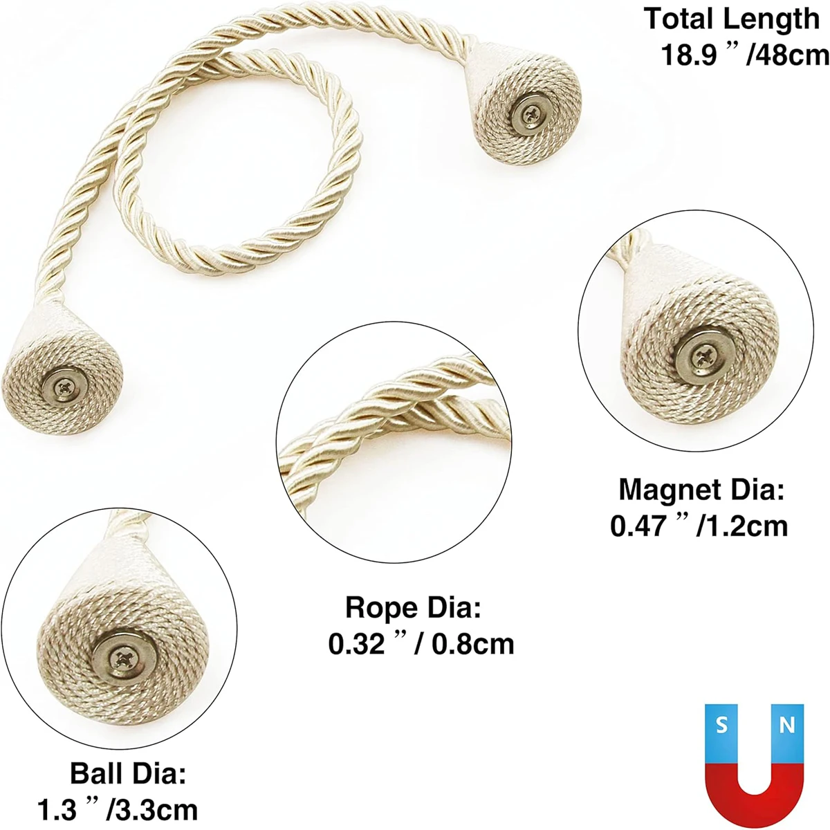 Thumbnail 2 - #40 Cheap Curtain Holdbacks & Tassels Worth Buying