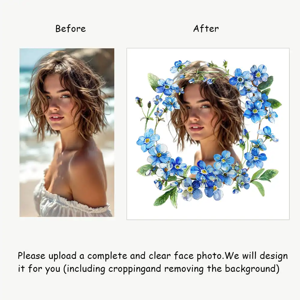 Custom Temporary Tattoos Personalized Photo Face Tattoos Bridal Shower Favors Wedding Bachelorette Party Supplies