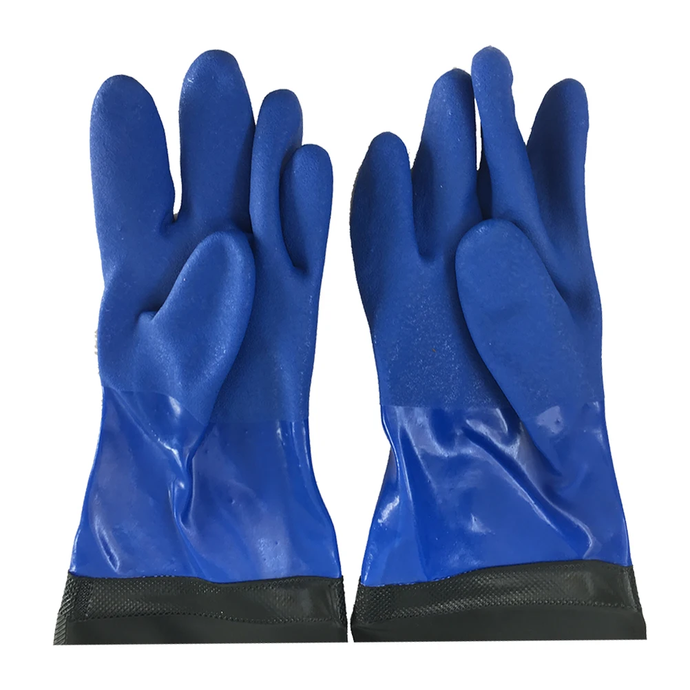 

Oil Proof Gloves PVC Wear Resistant Thicken Industrial Extended Cleaning Dish Washing Laundry Water Proof Anti Slip Durable