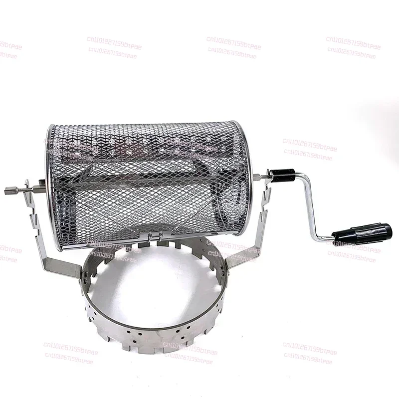 

Electric Manual Coffee Roaster Coffee Bean Nuts Baking Machine Home Outdoor Roasting Machine Stainless Steel