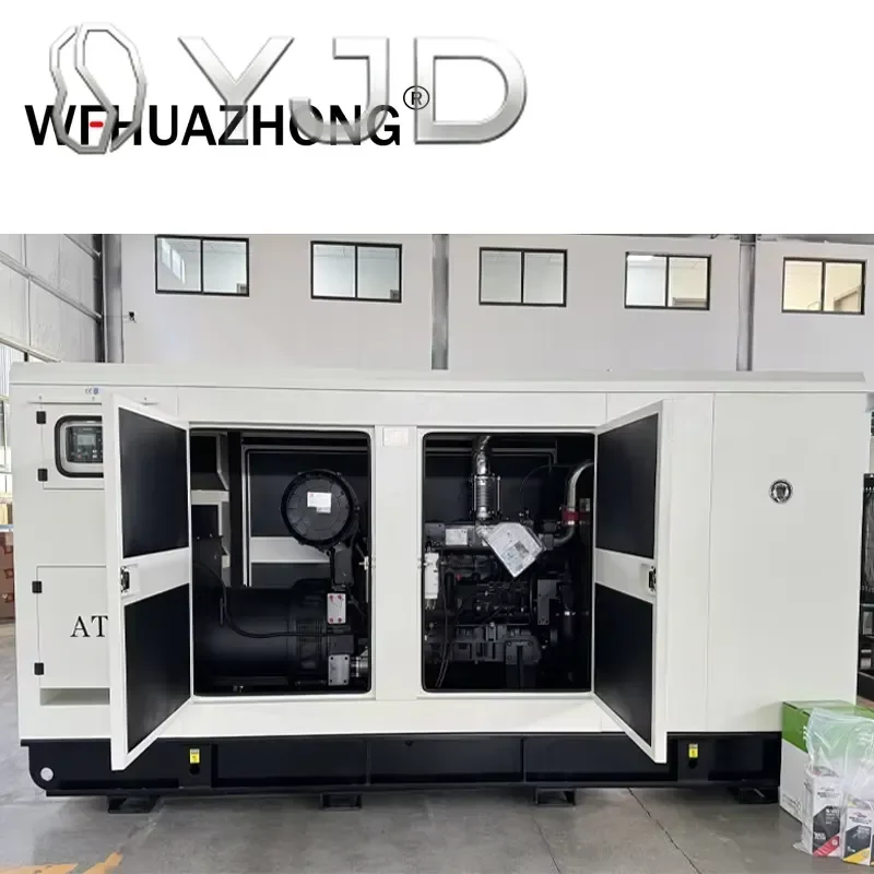 Intelligent Diesel Generator 500kva-200kw Weichai Silent Type Three-phase Four-wire Copper Alternator 24V DC Start Power